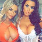 Lindsey Pelas and Abigail ratchford