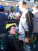 Blowing a guy at Mardi Gras years ago