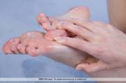 Pale wet feet