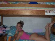Bottom bunk in the dorm