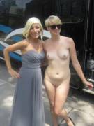 Naked with a friend