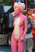 Naked Pink Panther