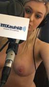Naked on the radio