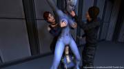The women of the Normandy sure love themselves some Liara