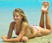 Cute Bikini Beach Girl