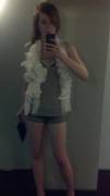 throwback to when i was an itty bitty baby stripper and there was a white trash party at my club...i thought it'd be clever to wear actual white trash, not thinking of how it might impact my earnings (apologies to mods if this doesn't come off authentic e