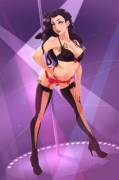Stripper Asami (Legend of Korra)