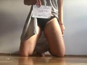 Verification for these cute black thongs please 