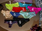 Panty Parade!! Pick any 3/๛, or ฮ/ea - album has some goodies :)