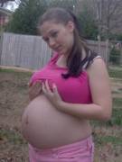 Pregnant in pink