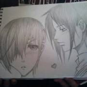 Someone said yaoi art? Here is a picture my friend drew for me.