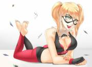 Harley Quinn: a pinup in twintails [ragecndy]