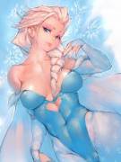 Elsa from Frozen.