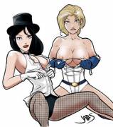 Heroes of Might and Magic: Power Girl and Zatanna [japes]