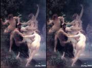 Nymphs and Satyr - Bouguereau