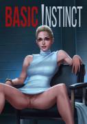 Sharon Stone showing what the Basic Instinct poster really should have been (Rino99)