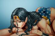 Wonder Woman deep throat