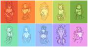 Rainbow of Boobs by Soumin