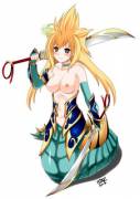 Anime-style Naga Siren