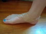 My Asian Girlfriend Wearing a Barefoot Sandal