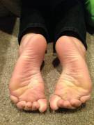 Here is a pic of my soles :) I do skype shows!
