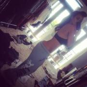 Kim Kardashian in sweatpants, instagram 