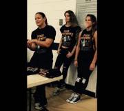 MMA Fighters Shayna Baszler, Jessamyn Duke, and Marina Shafir
