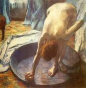 Edgar Degas - The Tub (1886) [Pastel Painting]