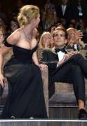 Scarlett Johansson sitting down