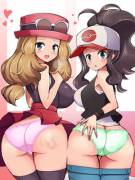 Serena and Hilda [Pokemon]