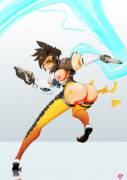 Here, have some more Tracer booty (hotpinkevilbunny) [Overwatch]