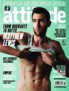 Matthew Lewis on the Attitude magazine cover