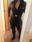 [f] I was told to post my black widow costume here