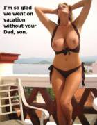 vacation without dad