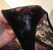 My panties after making some custom content this morning.