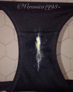 I destroyed these panties with a lower body workout, soaked through with sweat and grool!