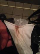 [period] MAN!!! I ruined a pair of new panties!!!
