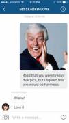Sent a Dick pic to MissLarkinLove, and she loved it!