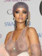 Rihanna flawlessly naked at the CFDA Awards
