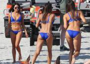Summertime Blues - Aubrey Plaza on the set of Dirty Grandpa out in 2016.