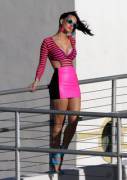 Katy Perry in a tight pink dress