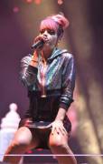 Lily Allen Hurricane no panties upskirt @ Festival in Scheeßel Germany