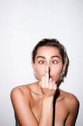 Miley Cyrus nude photo shoot by Terry Richardson