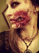 Zombie Make-up by RedEyedDemon, model: Emily