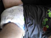 First time double diapered and it. Is. WONDERFUL! :-)