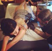 Getting a tattoo with a side of ass