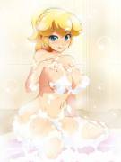 Princess Peach takes a nice bath [Konpeto]