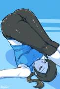 Wii Fit Trainer Feeling the Burn