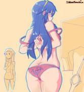 Lucina about to hit the showers [zeromomentai]