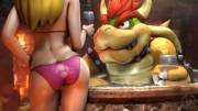 How Peach and Bowser's training usually starts